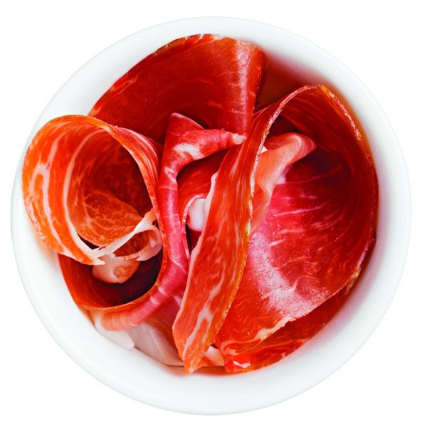 Prosciutto in Small Bowl