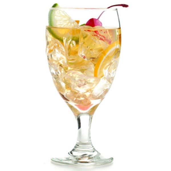 Cocktail in Glass with Fruit